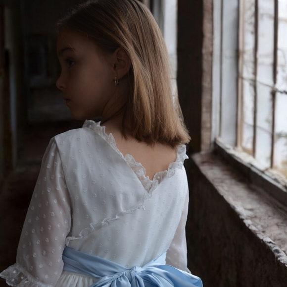 Girl White Dress| First Holy Communion| Flowergirl - Picture 4 of 4